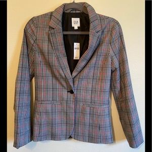 Gap NWT Plaid Blazer
